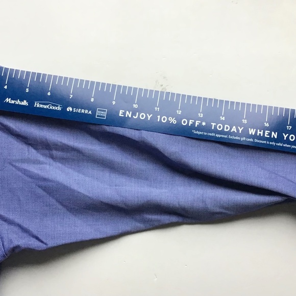 ETON  nice shade of   blue dress cotton shirt Sz 16 made in Romania  🇷🇴 - Picture 10 of 10